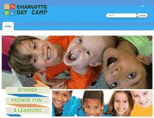 Tablet Screenshot of charlottedaycamp.com